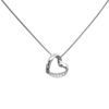 Picture of  925 Sterling Silver Infinity Love Open Heart with Crystal CZ on SidePendant Necklace