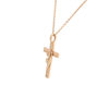 Picture of Rose of Sharon Cross Necklace (Bronze)