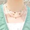 Picture of Round hammer pattern necklace (stainless steel)