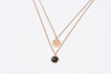 Picture of Rose Black Forest Double Layer Necklace