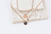 Picture of Rose Black Forest Double Layer Necklace