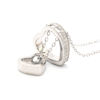 Picture of Double Heart with Silver Pendant Necklace